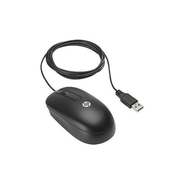 Mouse Ottico Di Scorrimento Hp Usb, Ambidestro, Ottico, Usb Type-A, 800 Dpi, Nero-image