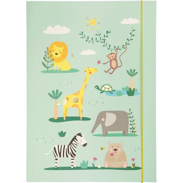Folia 69014 Cartella Da Disegno Hotfoil "Happy Safari"" Cartone Din A3"-image