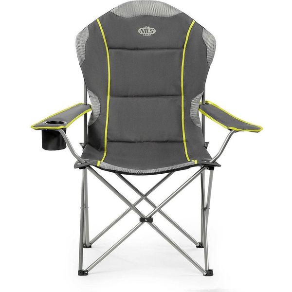 Sedia Pieghevole Nils Camp NC3080, Grigio-image