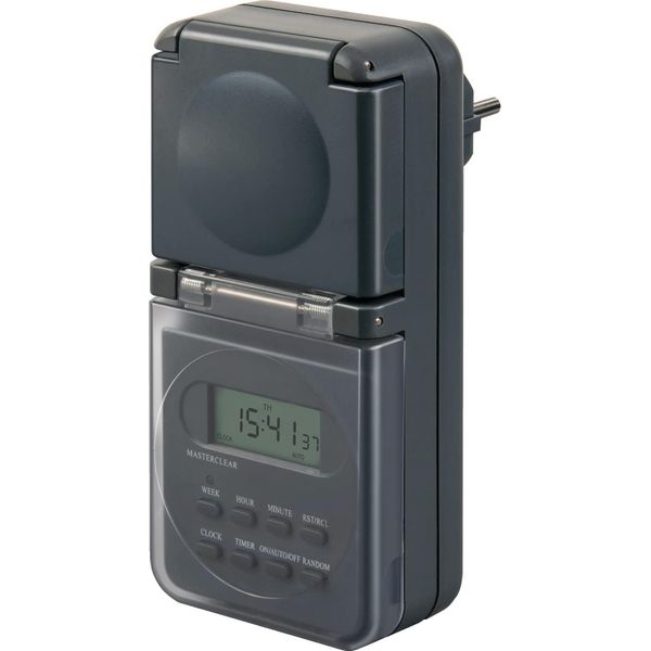 Brennenstuhl 1506706 Timer Elettrico Grigio Timer Settimanale-image