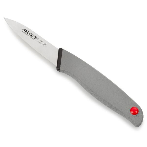 Coltello Mondador Arcos Colore - Prof 2400000000 In Acciaio Inox Nitrum E Mango Lama Ergonomica In Polipropilene E 8 Cm, Vetrina-image