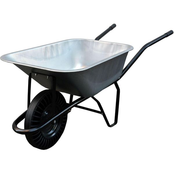 Carriola Da Cantiere 80L, Piena, Corpo In Zn, Portata 100Kg-image