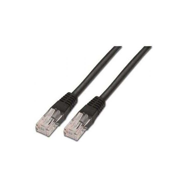 Aisens - Cavo Patch Rj45 Cat.5E Utp Awg24, Nero, 1,0M-image