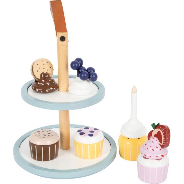Piede Piccolo - Tavolo Da Gioco In Legno Con Cupcakes, 13Dlg.-image