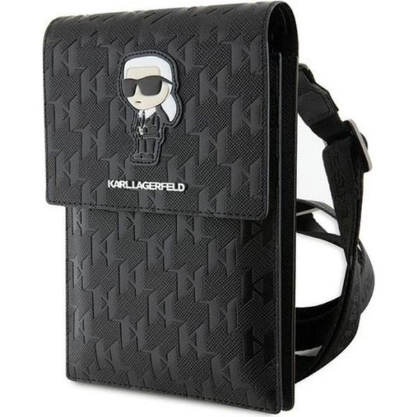 Karl Lagerfeld Torebka Klwbsakhpkkczarny/Nero Saffiano Monogram Ikonik-image