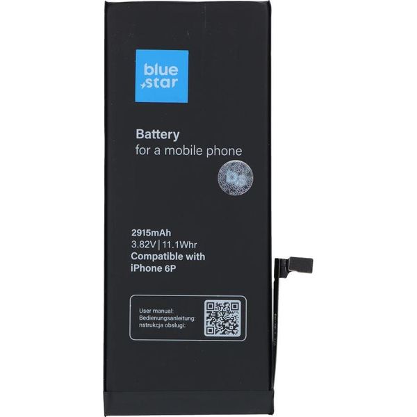 Batteria Adatta Per Iphone 6 Plus 2915 Mah Blue Star Hq-image