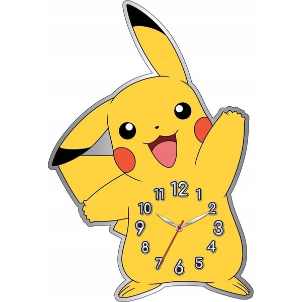 Zegar Metalowy Pokemon Pikachu - Akcesorium Premium Dla Dzieci Od Kids Licensing-image