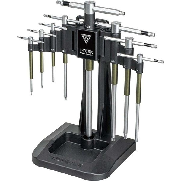 Topeak T-Torx Set Di Chiavi Di Velocità Nero T10-T15-T20-T25-T30-T40-T40 IP-T45 8 Klíč-image