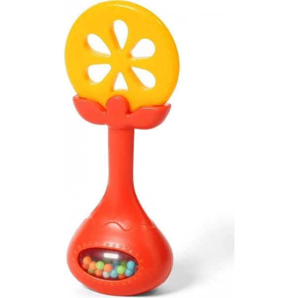 Babyono Teether Educativo Con Sonaglio - Arancione-image