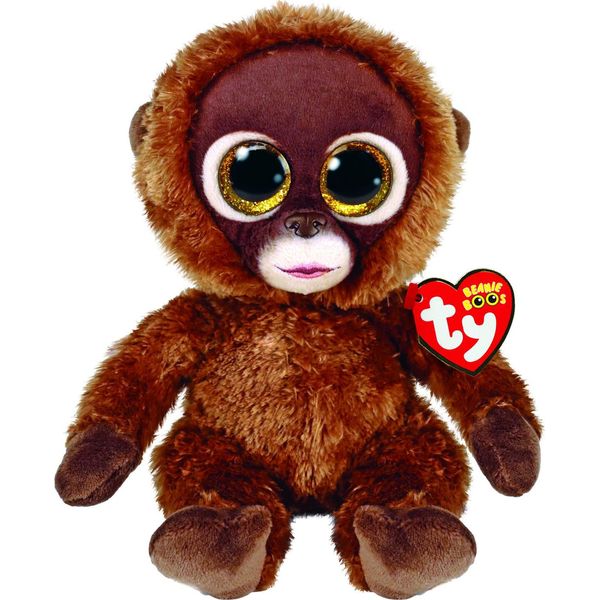 Ty 36391 Peluche Beanie Boos - Scimmia Chessie, 15 Cm-image