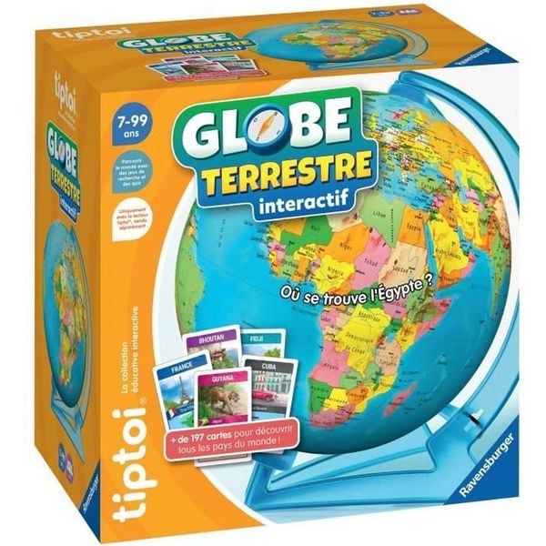 Ravensburger-Tiptoi Globo Terrestre Interattivo-4005556001910 Da 7 Anni-image