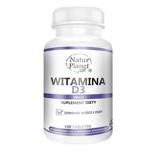 Witamina D3 120Tab - Natur Planet Natur Planet-image