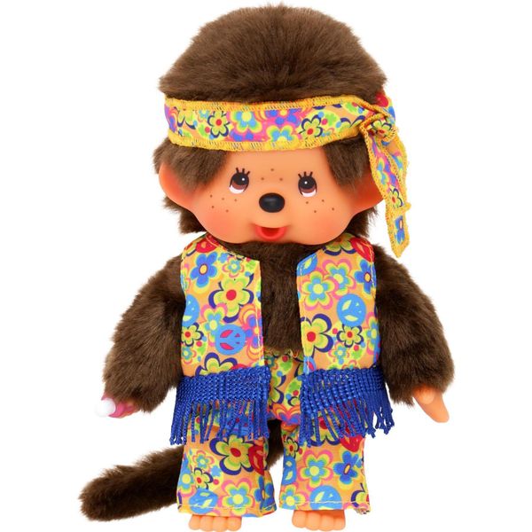 Ragazzo Hippy Con Fascia Per Capelli | 20 Cm | Monchhichi | Bambola-image