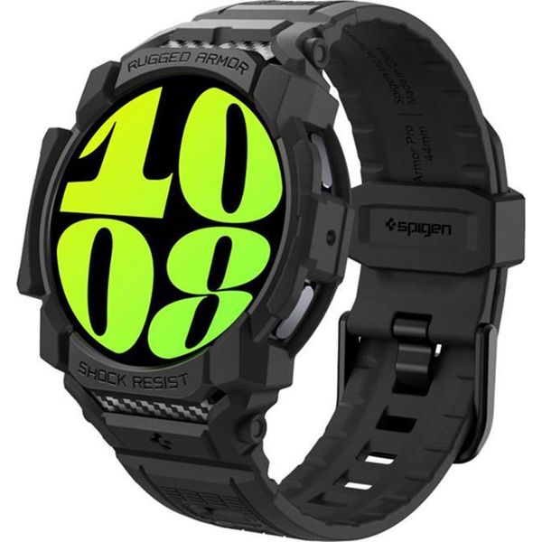 Spigen Spigen Rugged Armor Pro Galaxy Watch 7 (40 Mm) Custodia + Fascia Nero Opaco-image