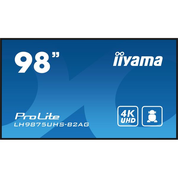 Iiyama Prolite LH9875UHS-B2AG - Classe Diagonale 249 Cm (98") (247,7 Cm (97,5"")"-image