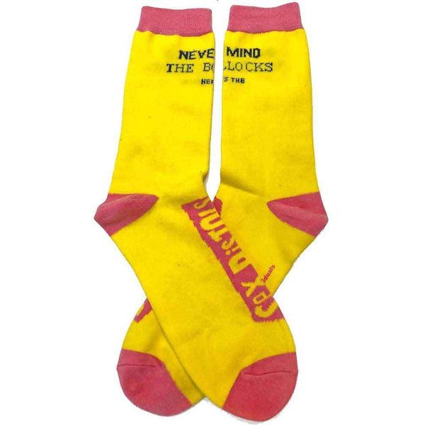 Sex Pistols - Calzini Alla Caviglia "Nmtb"" Per Uomo/Donna Unisex RO14699 (37 Eu - 40,5 Eu) (Giallo)"-image