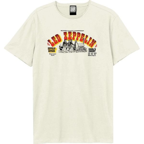 Amplified - T-Shirt "Express"" Per Uomo/Donna Unisex GD4051 (L) (Bianco Sporco)"-image
