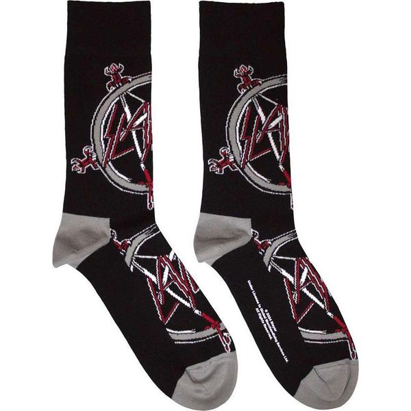 Slayer - Calzini Alla Caviglia Per Uomo/Donna Unisex RO14709 (37 Eu - 40,5 Eu) (Nero)-image