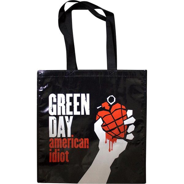 Green Day - Borsa Tote "American Idiot"", Ecologica RO14745 (Taglia Unica) (Nero)"-image