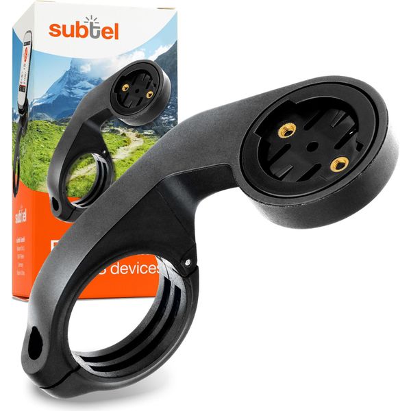 Supporto Manubrio Bici Subtel – Staffa Per Gps E Ciclocomputer – Compatibile Con Sigma Sport Rox 12.0 Rox 11.0 Rox 7.0 Rox 4.0 Rox 2.0 – Per Manubrio Ø 25Mm 32Mm 35Mm – Nero – Antiscivolo-image