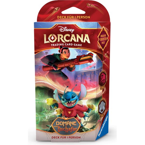 Disney Lorcana - Dominio Di Jafar - Starter Rubino E Acciaio (Tedesco)-image