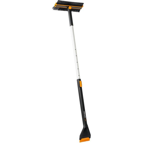 Fiskars Serie X™, Tergipavimento Telescopico Girevole Con Scopa E Raschietto Fiskars 1078492-image