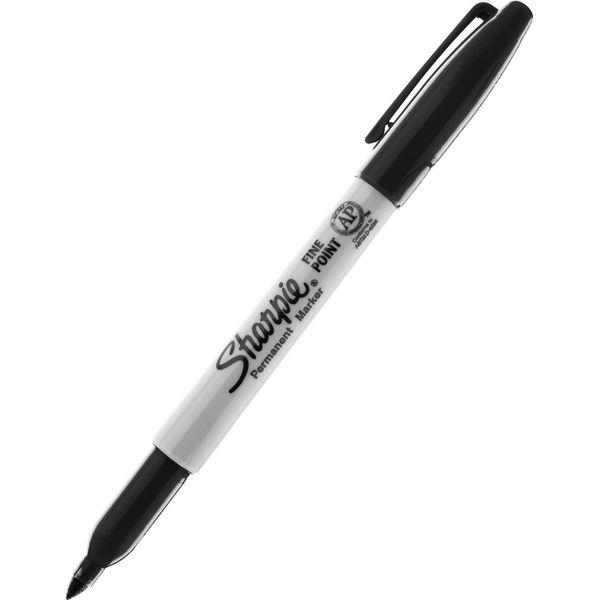 Marcatore Permanente, Penna Da Laboratorio A Prova Di Documento, Sharpie Fine, Nero-image
