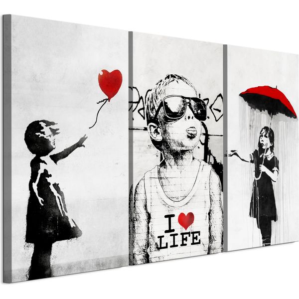 Lumasoul Quadri Su Tela, Quadro Su Tela Motivo Urbano, Quadri Da Parete Cornice In Legno E Telaio Soggiorno E Camera Da Letto, Quadri 120X80 Cm Moderno-image