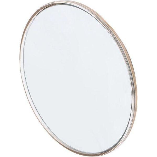 Specchio Con Ingrandimento 30X - 152 Cm - Specchio Rotondo Con Ventose - Leggero - Portatile - Make-Up - Rifinitura Sopracciglia - Da Viaggio - Oro.-image