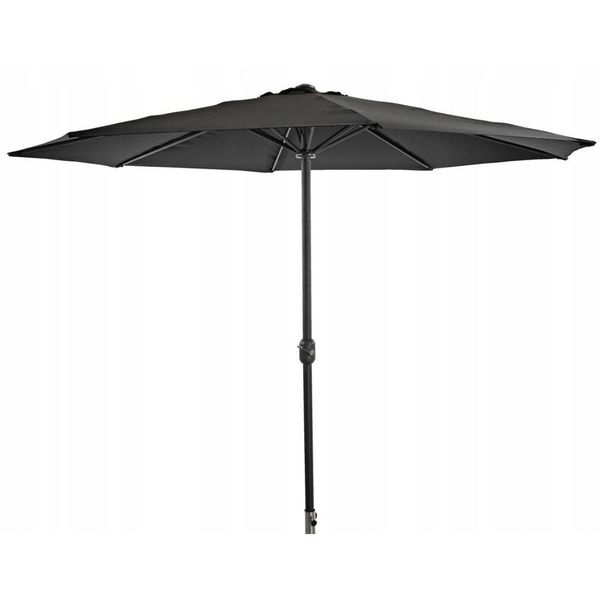 Ombrellone Black Forest 3M Pieghevole, Rotondo, Antracite-image