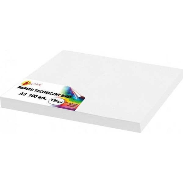 Carta Tecnica Bianca 190G 100 Fogli A3-image