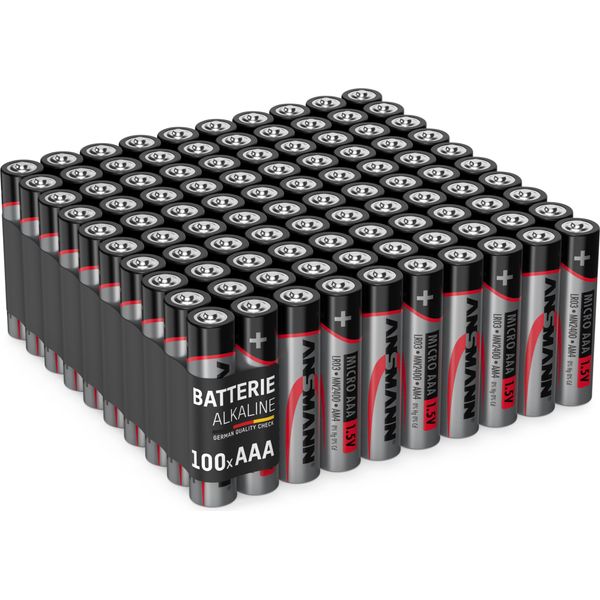 Ansmann 1521-0039 Batteria Alcalina Ansmann, Micro Aaa, Confezione Da 100 Pezzi-image