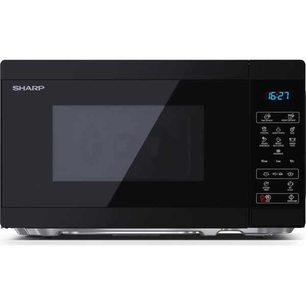Forno A Microonde Sharp YC-MS02E-B Superficie Piana 20 L 800 W Nero-image