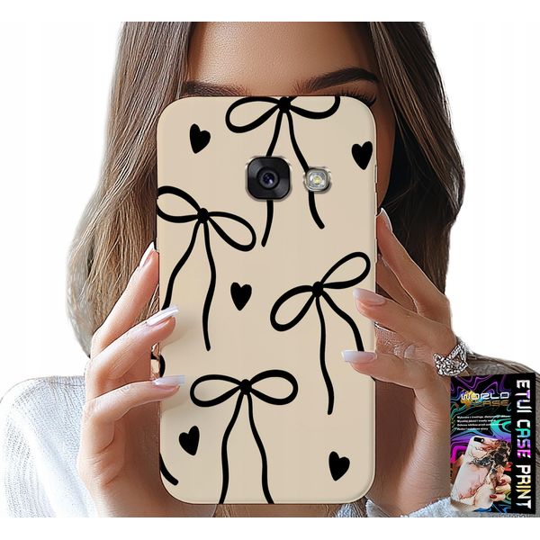 Custodia Per Samsung A5 2017 - Fiocco Beige Disegni Di Moda-image