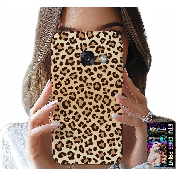 Custodia Per Samsung A5 2017 - Retro In Stampa Leopardata Motivi Femminili Alla Moda-image