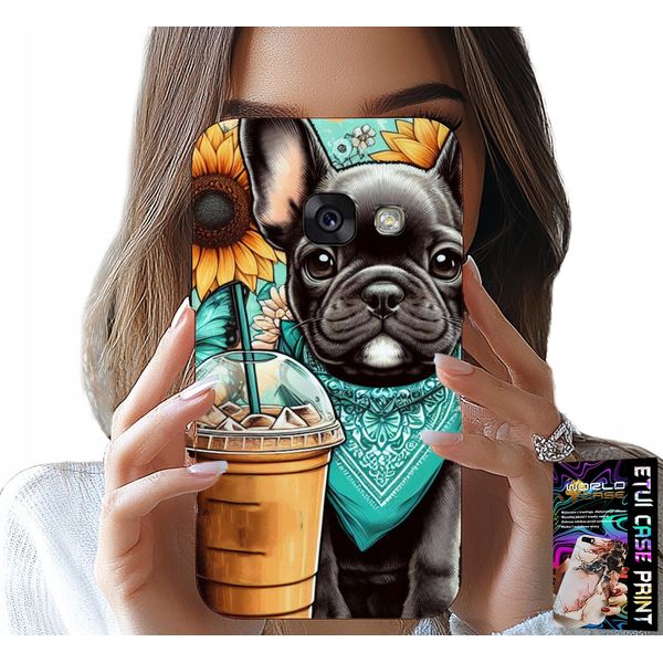 Custodia Per Samsung A5 2017 - Bulldog Coffi Love, Girasoli, Custodia Psi-image