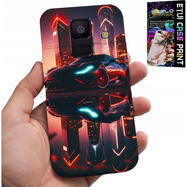 Custodia Per Samsung A6 2018 - Auto Dei Fan, Design Per Uomini + Film-image