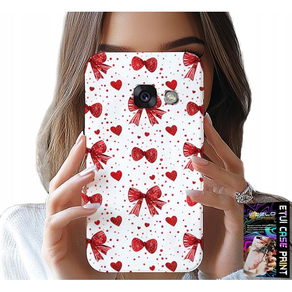 Custodia Per Samsung A5 2017 - Nastri Rossi Disegni Di Moda Nastro-image
