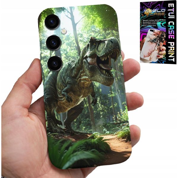 Custodia Per Samsung Galaxy A04S - Custodia Dinosauro Tirannosauro + Vetro-image