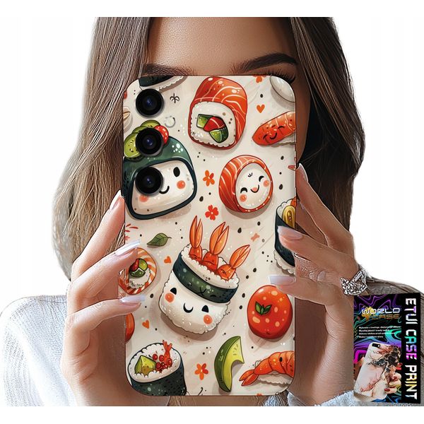 Custodia Per Samsung Galaxy S24 Plus - Custodia Per Sushi Dolce E Sorridente-image