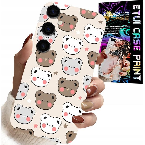 Custodia Per Samsung Galaxy A04S - Disegni Di Orsacchiotti Per Bambini + Vetro-image