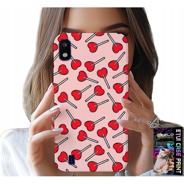 Custodia Per Samsung A10 - Custodia Femminile E Alla Moda Con Design A Cuore Lecca-Lecca-image