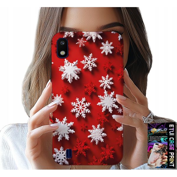 Custodia Per Samsung A10 - Fiocchi Di Neve, Neve, Stelle, Vacanze-image