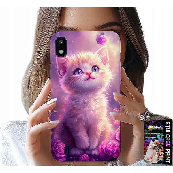 Custodia Per Samsung A10 - Simpatico Gattino, Gatto, Disegni Con Animali-image