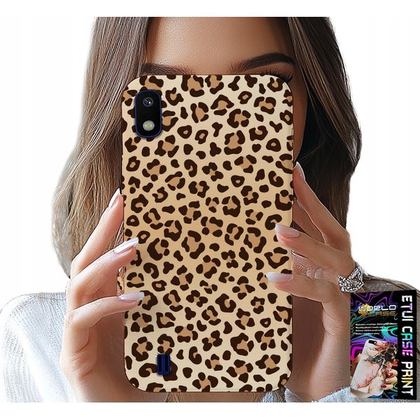 Custodia Per Samsung A10 - Retro In Stampa Leopardata Modelli Femminili Alla Moda-image