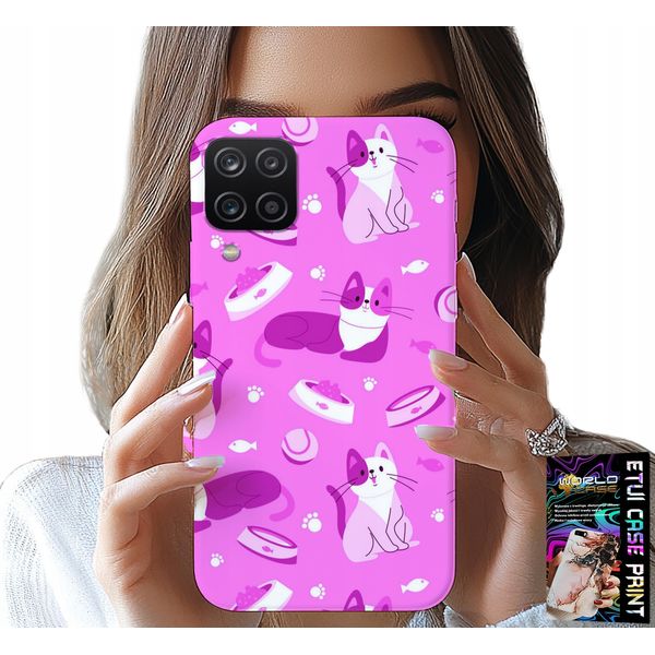 Custodia Per Samsung A12 / M12 - Love Cat, Disegni Con Gatti Gatti, Cover-image