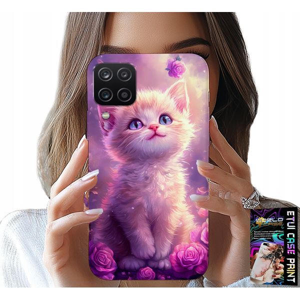 Custodia Per Samsung A12 / M12 - Simpatico Gattino, Gatto, Disegni Con Animali-image