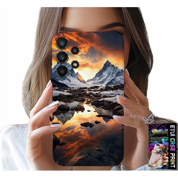 Custodia Per Samsung Galaxy A13 4G - Stream, Montagne, Cime, Everest + Film-image