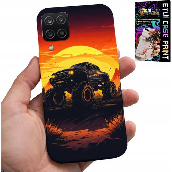 Custodia Per Samsung A12 / M12 - Monstertruck, Camion, Design + Vetro-image