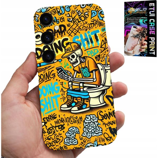 Caso Per Samsung Galaxy M55 5G - Facendo Scheletro Merda Su Caso Croccantini-image
